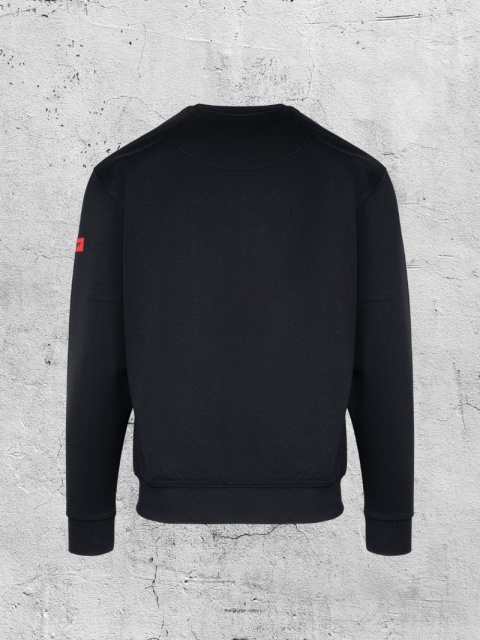 Bluza bez kaptura czarna