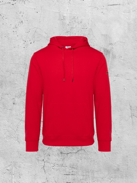 Bluza z kapturem czerwona hoodie