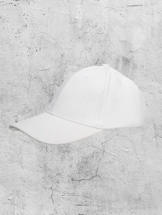 Czapka z daszkiem Bejsbolówka biała JUN23