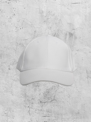 Czapka z daszkiem Bejsbolówka biała JUN23