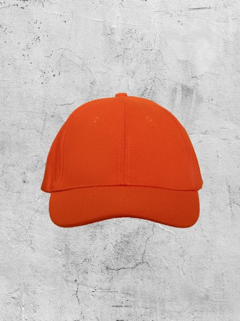 Czapka z daszkiem Bejsbolówka pomarańczowa JUN23