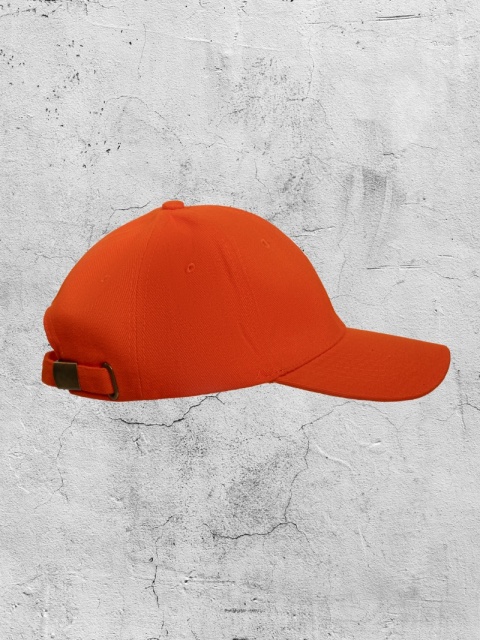 Czapka z daszkiem Bejsbolówka pomarańczowa JUN23