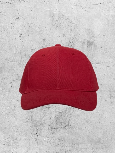 Czapka z daszkiem Bejsbolówka bordowa JUN23