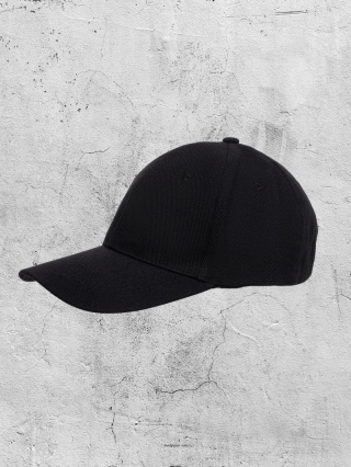 Czapka z daszkiem Bejsbolówka czarna JUN23