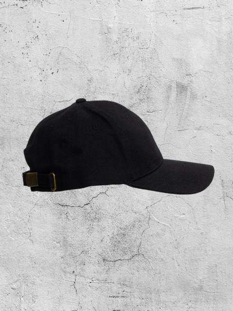 Czapka z daszkiem Bejsbolówka czarna JUN23