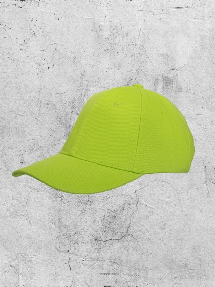 Czapka z daszkiem Bejsbolówka limonkowa JUN23