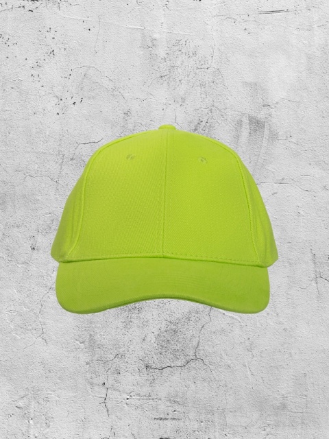 Czapka z daszkiem Bejsbolówka limonkowa JUN23