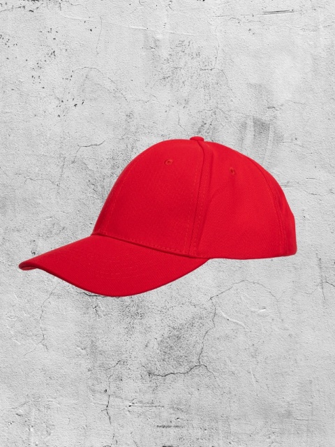 Czapka z daszkiem Bejsbolówka czerwona JUN23