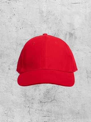Czapka z daszkiem Bejsbolówka czerwona JUN23