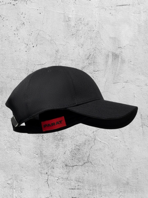 Czapka z daszkiem regular czarna