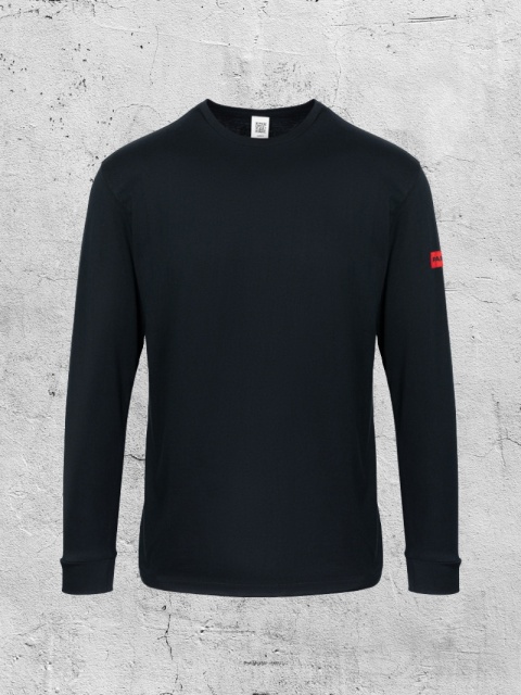 T-Shirt z długim rękawem czarny