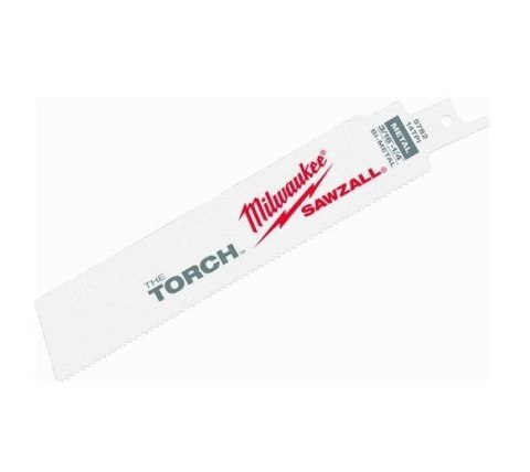 Milwaukee brzeszczot do piły szablastej 150/1,4mm torch bimetal 25szt. Do metalu 48008784