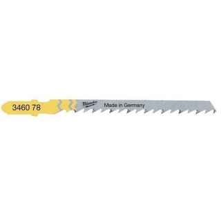 Milwaukee brzeszczot do wyrzynarki t244d 75mm komplet - 5szt. Do drewna, do cięcia po łuku 4932346078