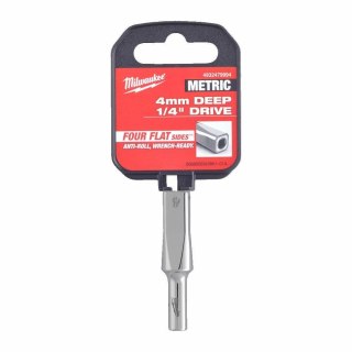 Milwaukee klucz nasadowy nasadka 1/4" długa 4 mm 4932479994
