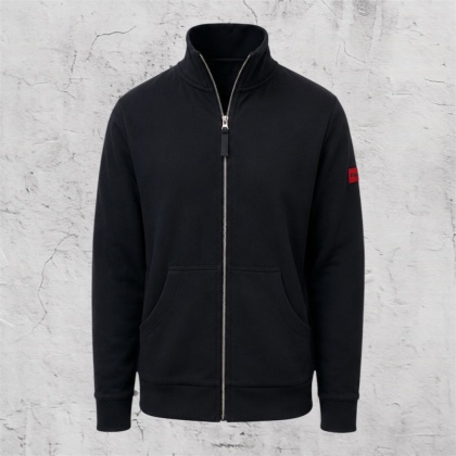 Bluza z zamkiem soft czarna