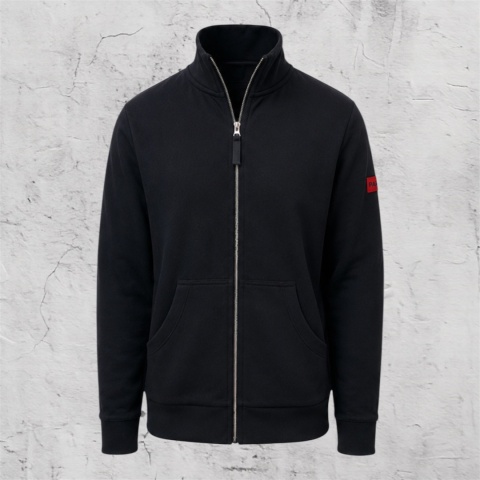 Bluza z zamkiem soft czarna