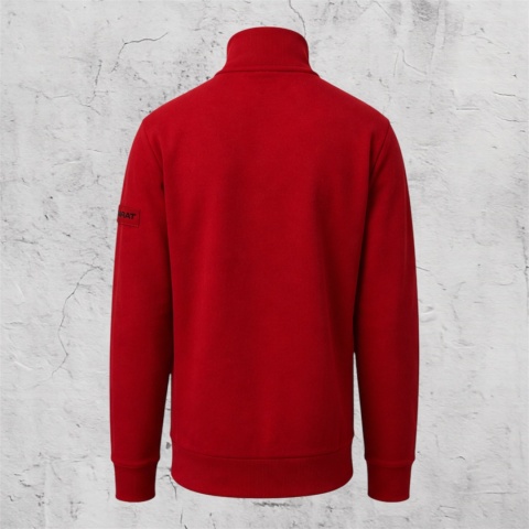 Bluza z zamkiem soft czerwona