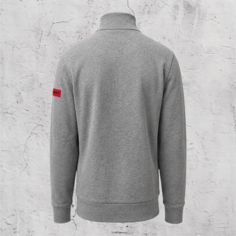Bluza z zamkiem soft szara