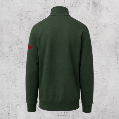 Bluza z zamkiem soft zielona