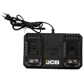 JCB Professional 18V Podwójna Szybka Ładowarka 4.5A JCB-18DC-45