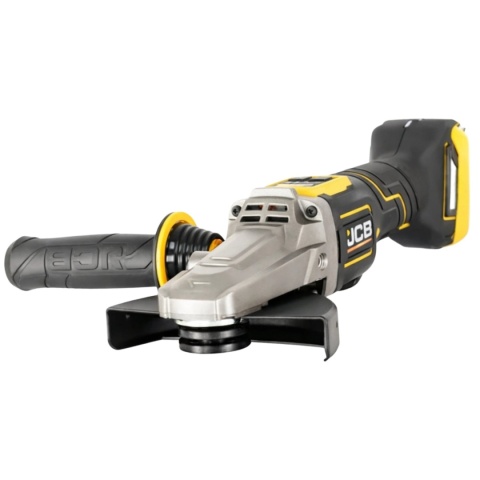 JCB Professional 18V Szlifierka Kątowa z Włącznikiem Łopatkowym i Płaską Głowicą 125 mm JCB-18PFAG-125