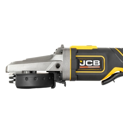 JCB Professional 18V Szlifierka Kątowa z Włącznikiem Łopatkowym i Płaską Głowicą 125 mm JCB-18PFAG-125