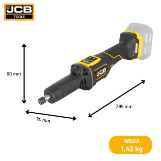 JCB Professional 18V Szlifierka Trzpieniowa z Przełącznikiem Łopatkowym JCB-18PDG-6
