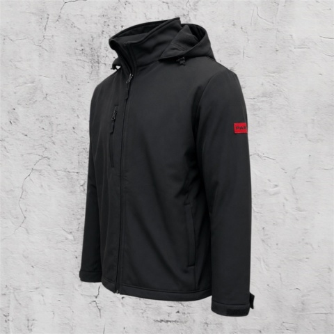 Kurtka z kapturem Softshell 26 czarna