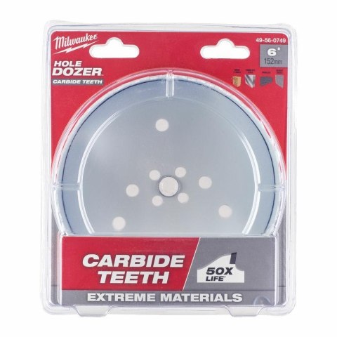 Milwaukee otwornica hole dozer 152mm z węglikiem 49560749
