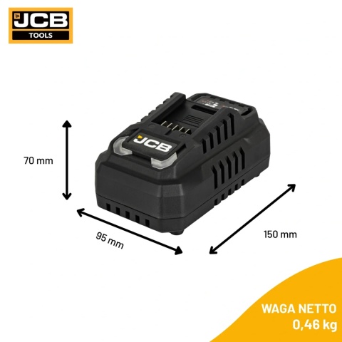 JCB Professional 18V Szybka Ładowarka 4.5A JCB-18FC-45