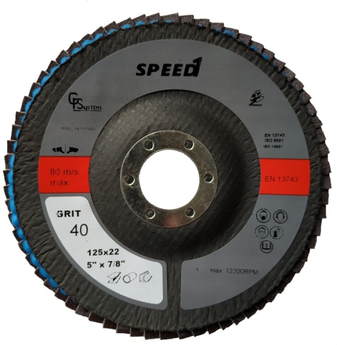 Speed1 Tarcza listkowa do szlifowania metalu INOX 125mm GR 60 M436-125-22Z60BNR